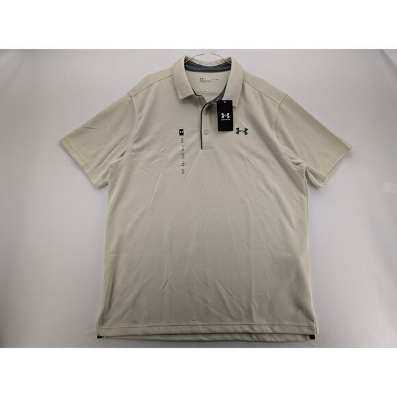 NWT Under Armour Men's UA Tech Polo in Silt size XL - Picture 1 of 5